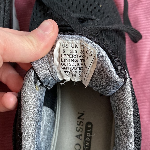 Polo assn navy black and silver running shoes - Picture 6 of 6